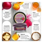 Unisex Herbal Dark And Chapped Lips Beetroot Lip Balm (10gm) - Image 3