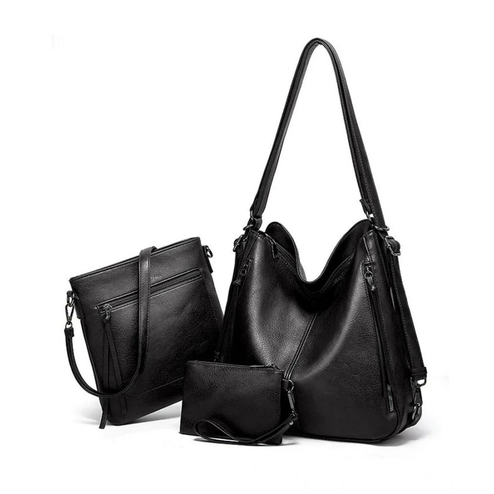 54248698507_8c7e7d1bfe_o_d-1000x1000-1.webp Women's PU Leather Medium Shoulder Zipper Handbag (Black) - Image 1