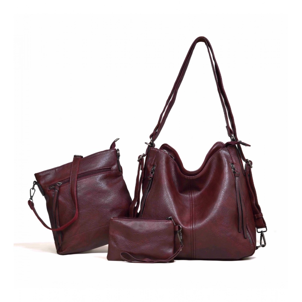 54249594391_57dac6c002_o_d-1000x1000-1.webp Women's PU Leather Medium Shoulder Zipper Handbag (Wine red) - Image 1