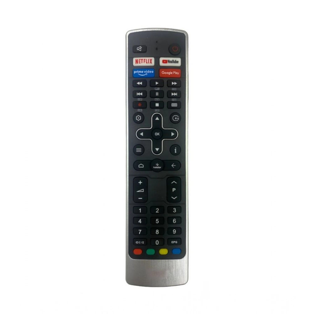 54313721536_4cce8bf1a2_o_d-1000x1000-1.webp Smart TV Remote No. 1132 with YouTube- Netflix Replacement for Vu Smart TV LCD-LED Remote Control (Black) - Image 1