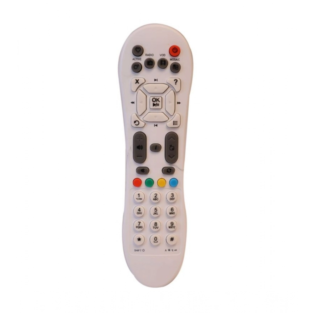 54313951069_28b773d0ed_o_d-1000x1000-1.webp DTH Remote No. 125 Compatible-Replacement for Videocon DTH Set Top Box Remote (White) - Image 1