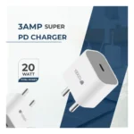VOXEL 20 Watt ' C ' Port PD Charger AB Plastic (White) - Image 3