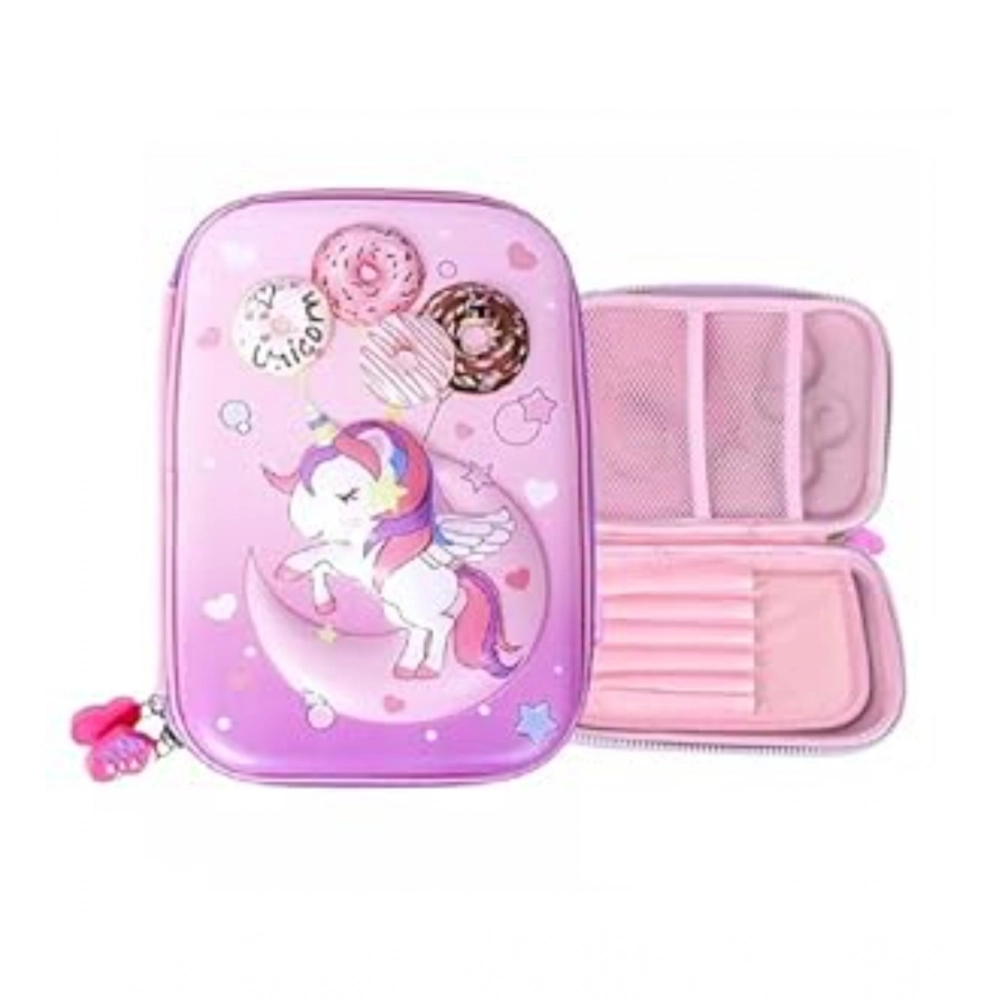 54347451776_08913aba36_o_d-1000x1000-1.webp Plastic Unicorn Embossed Cover Pencil Pouch, Kids, Pencil Box (Multicolor ) - Image 1