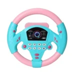 Plastic Steering Wheel Driving Controller Toy (Multicolor) - Image 3