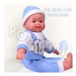 Plastic Happy Baby Laughing Musical Boy Doll With Touch Sensors - Sound Ideal Gift For Kids (Multicolor ) - Image 2