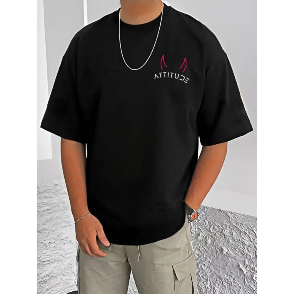 54519925492_cd534f4a7b_o_d-1000x1000-1.webp Men's Casual Cotton Blend Printed Round Neck Half Sleeve T-Shirt (Black) - Image 1