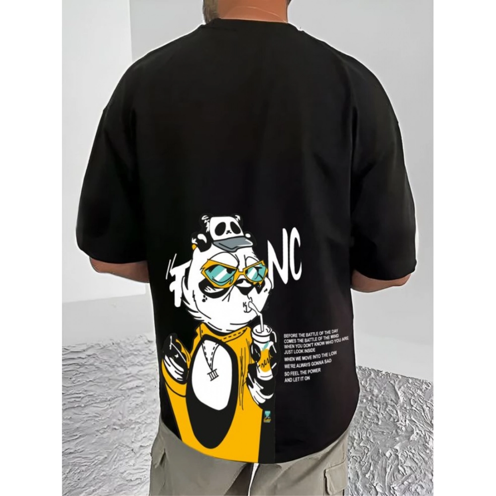 54519925747_12c9a54175_o_d-1000x1000-1.webp Men's Casual Cotton Blend Printed Round Neck Half Sleeve T-Shirt (Black) - Image 1