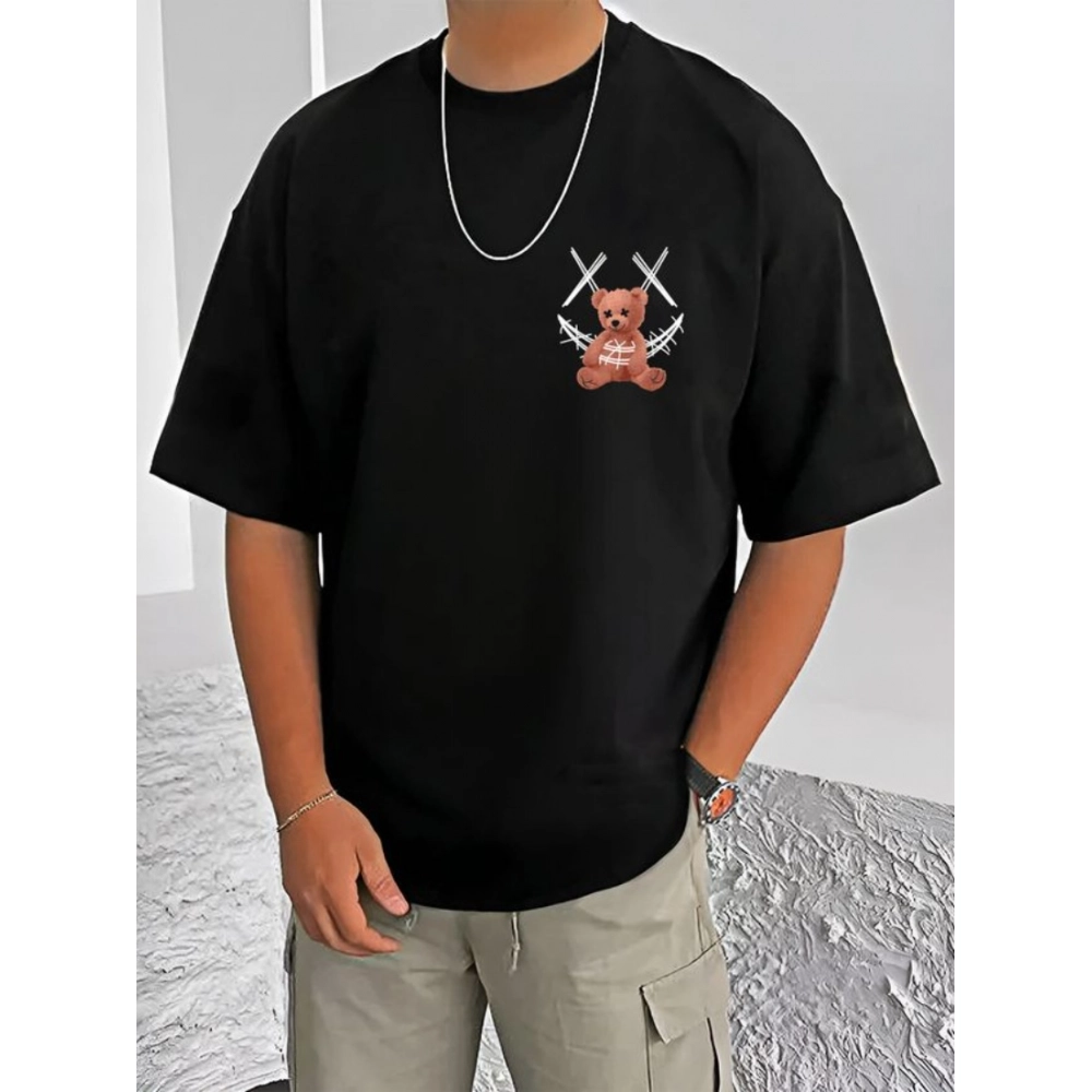 54520979364_858cb339cc_o_d-1000x1000-1.webp Men's Casual Cotton Blend Printed Round Neck Half Sleeve T-Shirt (Black) - Image 1