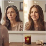 Women's Vixa Naturals Dark Brown Mix Hair Color | Henna Powder for Hair | Natural Black Herbal Hair Dye | Organic Mehndi with Indigo, Tulsi, Baheda & Thankuni | 25g x 8 - Image 2