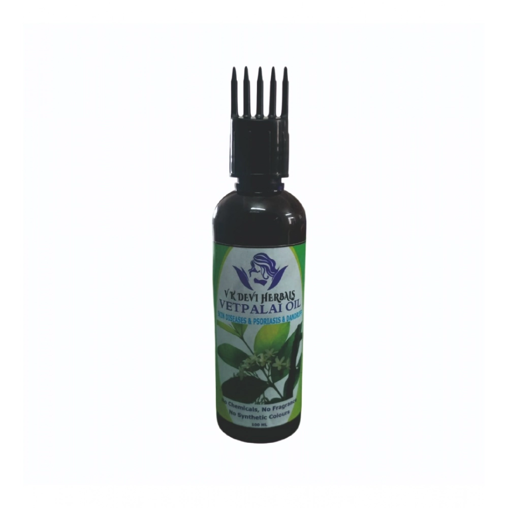 64030-1-1000x1000-1.webp Devi Herbal Vetpalai 100 ML Oil - Anti-Dandruff And Psoriasis Relief Oil - Image 1