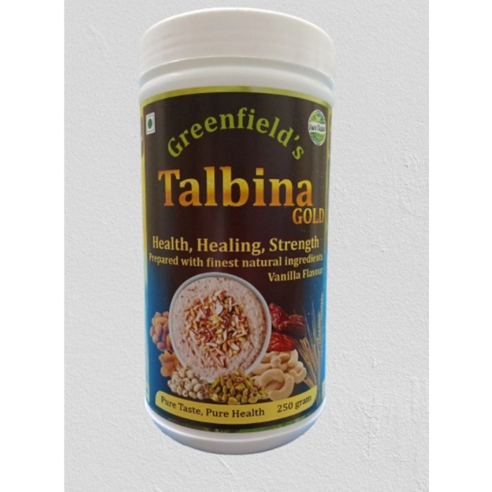 64302-1-1000x1000-1.webp Greenfield'S Talbina Gold Roasted Barley With Trimmed Dry Fruit (250GM) - Image 1