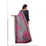 Women's chanderi silk  Printed Dupatta (Black, Length: 2 Mtr) - Image 5