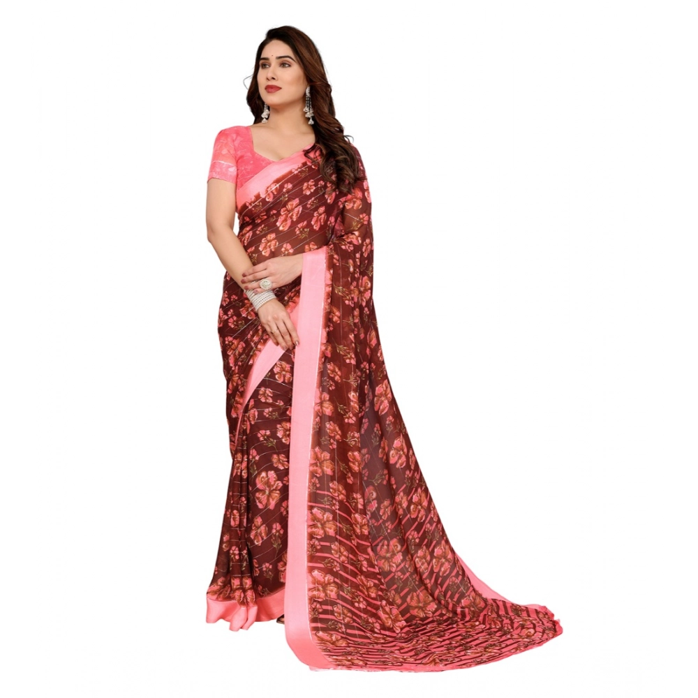 PID-62620-Generic-Women-s-Georgette-Printed-Saree-With-Unstitched-Blouse-5-5-Mtr-Maroon-1-1000x1000-1.webp Women's Georgette Printed Saree With Unstitched Blouse 5.5Mtr (Maroon) - Image 1