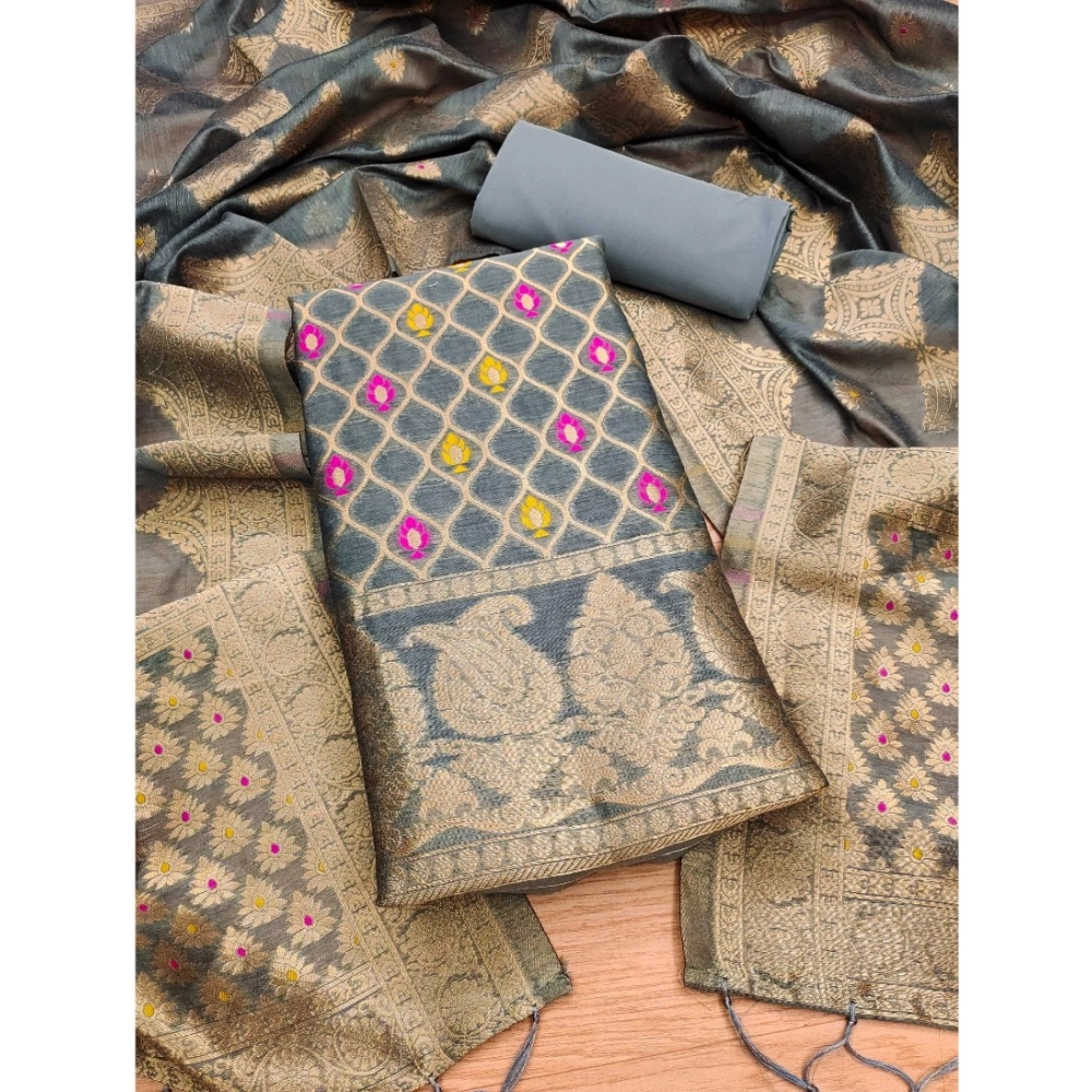 PID-62672-Generic-Womens-Banarasi-Silk-Printed-Unstitched-Salwar-Suit-Material-With-Dupatta-Grey-3-M-1000x1000-1.webp Women's Banarasi Silk Printed Unstitched Salwar Suit Material With Dupatta (Grey, 3Mtrs) - Image 1