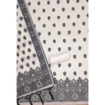 Women's Banarasi Silk Printed Unstitched Salwar Suit Material With Dupatta (Black, 3Mtrs) - Image 3