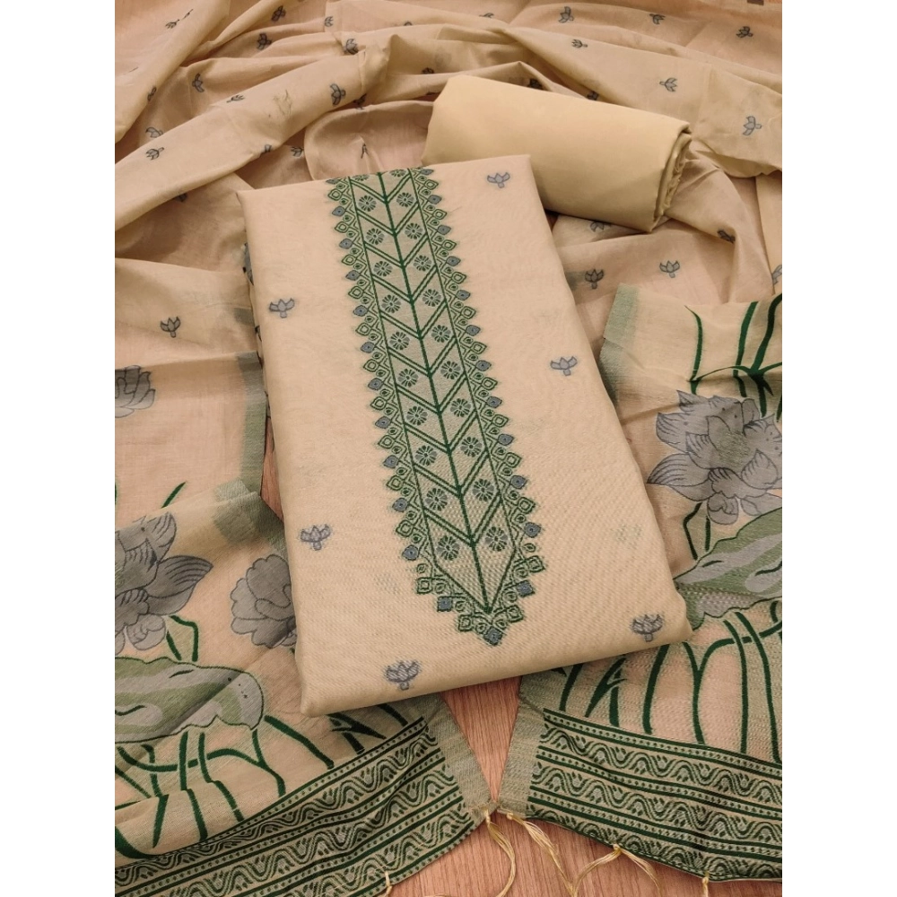 PID-62694-Generic-Womens-Banarasi-Silk-Printed-Unstitched-Salwar-Suit-Material-With-Dupatta-Cream-3-1000x1000-1.webp Women's Banarasi Silk Printed Unstitched Salwar Suit Material With Dupatta (Cream, 3Mtrs) - Image 1