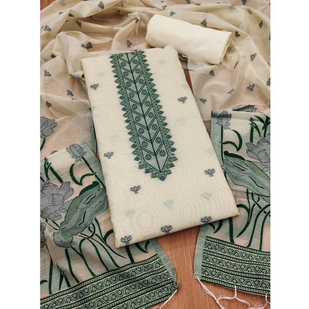 PID-62696-Generic-Womens-Banarasi-Silk-Printed-Unstitched-Salwar-Suit-Material-With-Dupatta-Off-Whit-1000x1000-1.webp Women's Banarasi Silk Printed Unstitched Salwar Suit Material With Dupatta (OffWhite, 3Mtrs) - Image 1