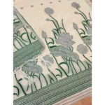 Women's Banarasi Silk Printed Unstitched Salwar Suit Material With Dupatta (OffWhite, 3Mtrs) - Image 2
