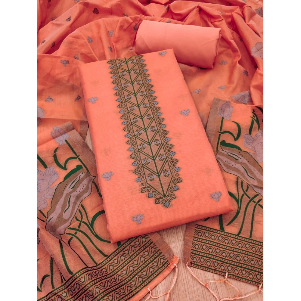 PID-62697-Generic-Womens-Banarasi-Silk-Printed-Unstitched-Salwar-Suit-Material-With-Dupatta-Peach-3-1000x1000-1.webp Women's Banarasi Silk Printed Unstitched Salwar Suit Material With Dupatta (Peach, 3Mtrs) - Image 1