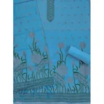 Women's Banarasi Silk Printed Unstitched Salwar Suit Material With Dupatta (SkyBlue, 3Mtrs) - Image 3