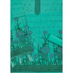 Women's Banarasi Silk Printed Unstitched Salwar Suit Material With Dupatta (sea Green, 3Mtrs) - Image 3