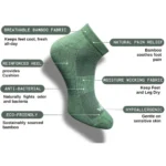 3_Pair Set Unisex Casual Cotton Printed Low Cut Socks (Multicolor) - Image 4