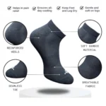 3_Pair Set Unisex Casual Cotton Printed Low Cut Socks (Multicolor) - Image 2