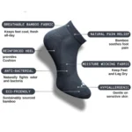 3_Pair Set Unisex Casual Cotton Printed Low Cut Socks (Multicolor) - Image 4