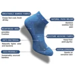 3_Pair Set Unisex Casual Cotton Printed Low Cut Socks (Multicolor) - Image 4