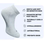 3_Pair Set Unisex Casual Cotton Printed Low Cut Socks (Multicolor) - Image 3