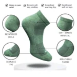 3_Pair Set Unisex Casual Cotton Printed Low Cut Socks (Multicolor) - Image 2