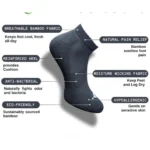 3_Pair Set Unisex Casual Cotton Printed Low Cut Socks (Multicolor) - Image 4