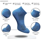 3_Pair Set Unisex Casual Cotton Printed Low Cut Socks (Multicolor) - Image 2