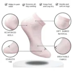 3_Pair Set Unisex Casual Cotton Printed Low Cut Socks (Multicolor) - Image 2