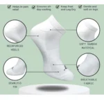 3_Pair Set Unisex Casual Cotton Printed Low Cut Socks (Multicolor) - Image 2