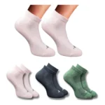 3_Pair Set Unisex Casual Cotton Printed Low Cut Socks (Multicolor)