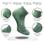 3_Pair Set Unisex Casual Cotton Printed Low Cut Socks (Multicolor) - Image 2