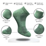 3_Pair Set Unisex Casual Cotton Printed Low Cut Socks (Multicolor) - Image 2