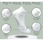3_Pair Set Unisex Casual Cotton Printed Low Cut Socks (Multicolor) - Image 2