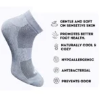 3_Pair Set Unisex Casual Cotton Printed Low Cut Socks (Multicolor) - Image 3