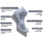 3_Pair Set Unisex Casual Cotton Printed Low Cut Socks (Multicolor) - Image 4