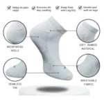 3_Pair Set Unisex Casual Cotton Printed Low Cut Socks (Multicolor) - Image 2