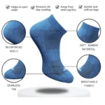 3_Pair Set Unisex Casual Cotton Printed Low Cut Socks (Multicolor) - Image 2