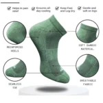 3_Pair Set Unisex Casual Cotton Printed Low Cut Socks (Multicolor) - Image 2