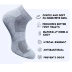 3_Pair Set Unisex Casual Cotton Printed Low Cut Socks (Multicolor) - Image 3