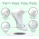 3_Pair Set Unisex Casual Cotton Printed Low Cut Socks (Multicolor) - Image 2