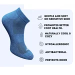 3_Pair Set Unisex Casual Cotton Printed Low Cut Socks (Multicolor) - Image 3