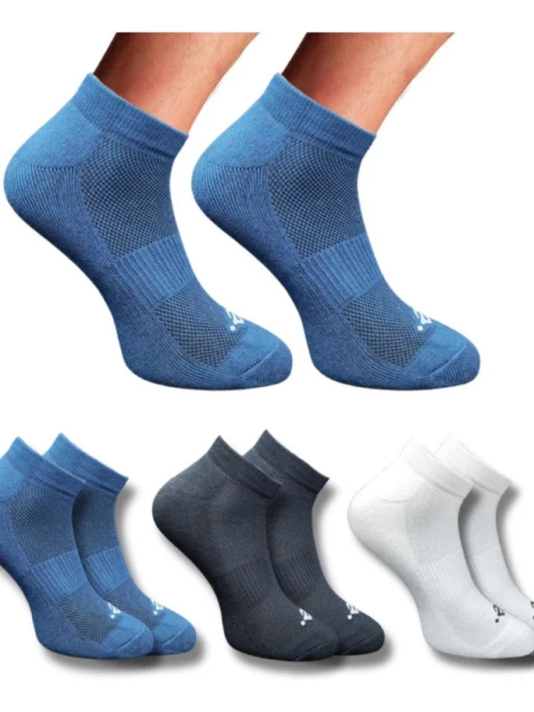 3_Pair Set Unisex Casual Cotton Printed Low Cut Socks (Multicolor)