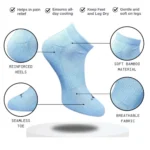 3_Pair Set Unisex Casual Cotton Printed Low Cut Socks (Multicolor) - Image 2