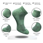 3_Pair Set Unisex Casual Cotton Printed Low Cut Socks (Multicolor) - Image 2
